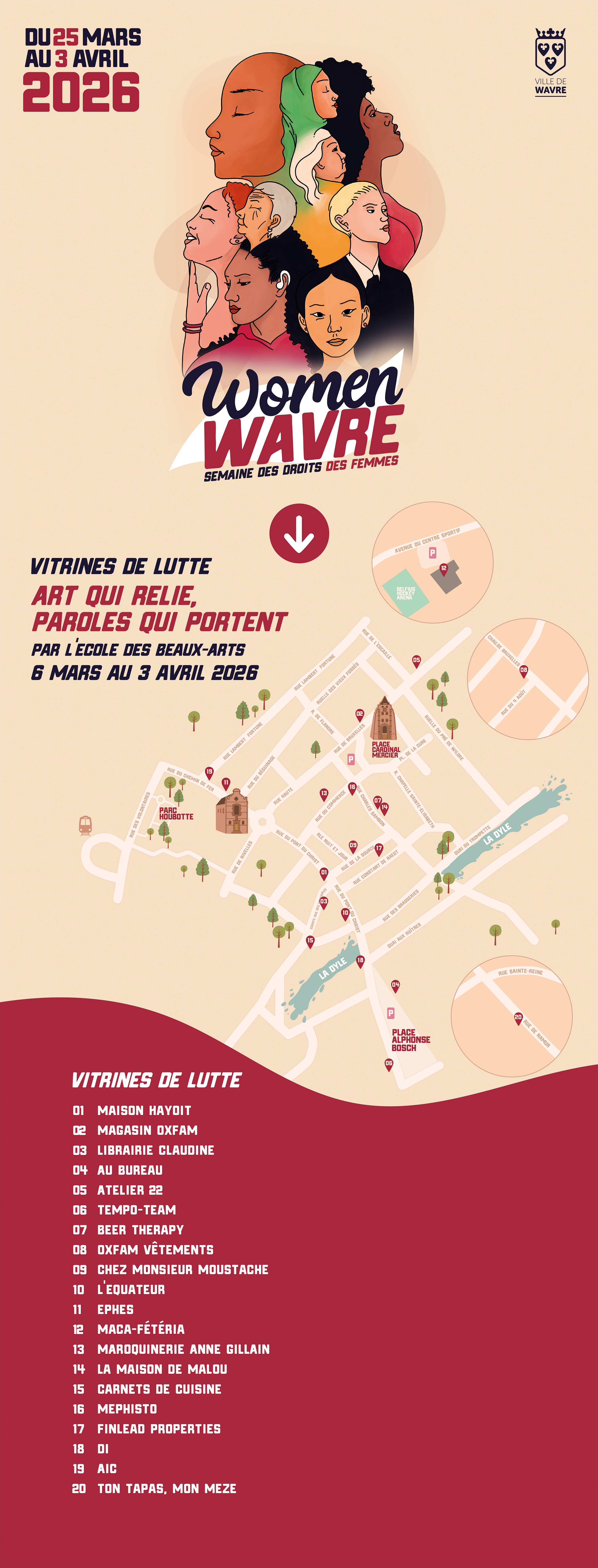 carte expos - Women Wavre 2026