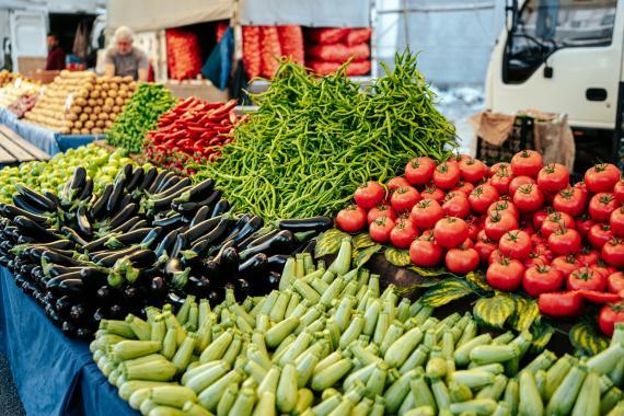 visite marché légumes