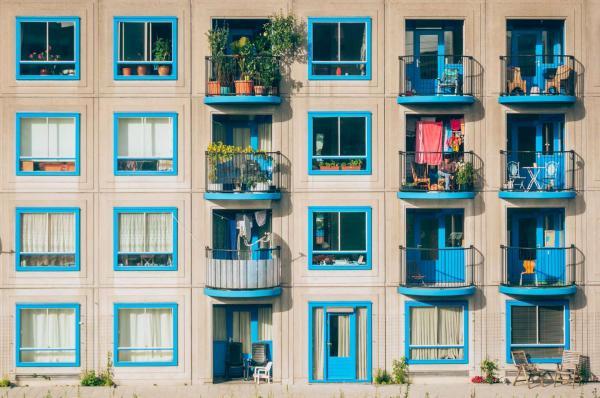 Façades d'appartement