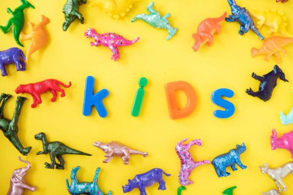 magnets kids dinosaures