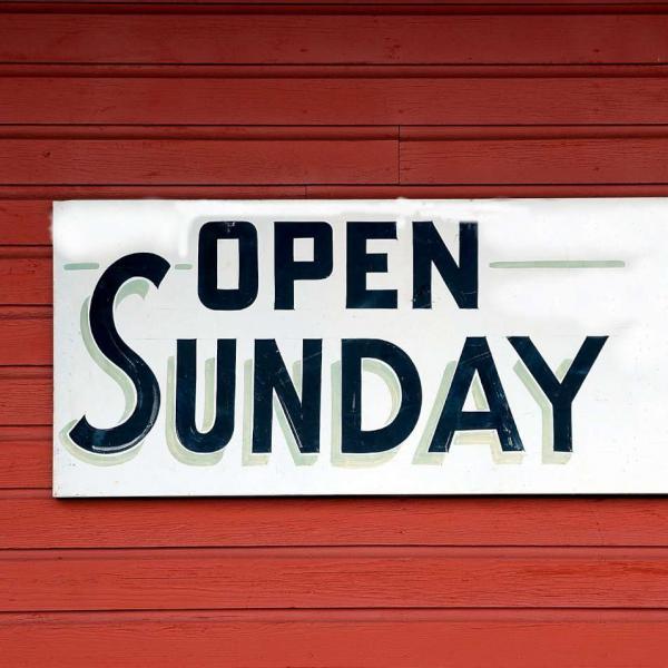 open sunday