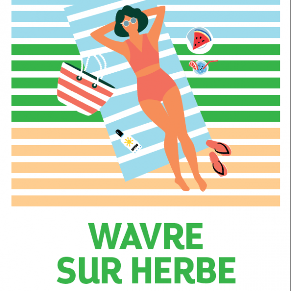 affiche Wavre sur Herbe 21 coupée