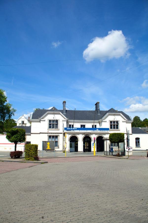 gare de wavre ciel bleu