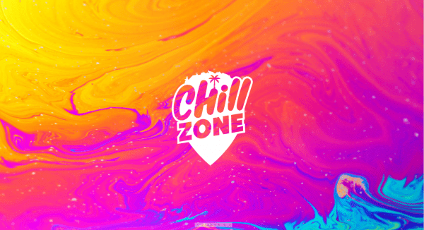 Chill Zones_Header_Logo Fond coloré