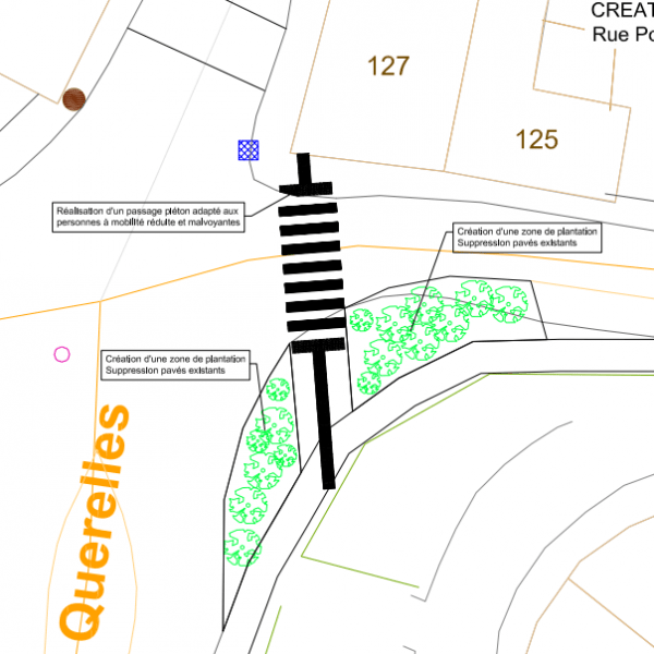 zone 30 aménagement rue de Nivelles