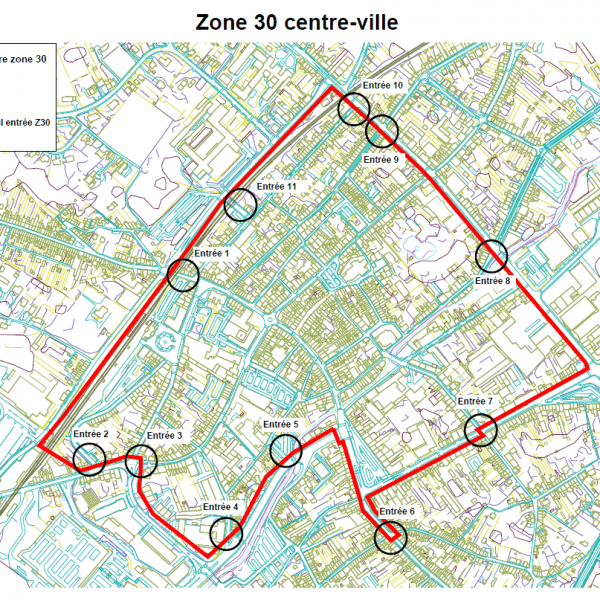 périmètre technique zone 30