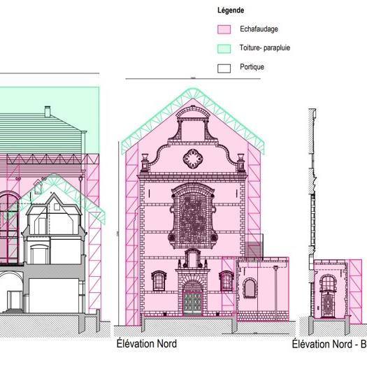 HDV échafaudage parapluie