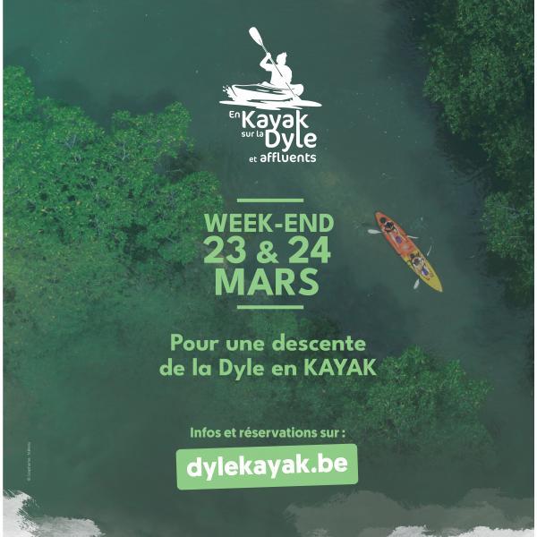 Dyle descente en kayak - mars 2024
