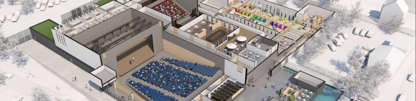 sucrerie plan hall vue du haut