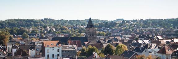 Vue aérienne paroisse Saint Jean-Baptiste