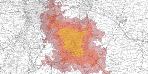 Carte accessibilité Wavre SDC