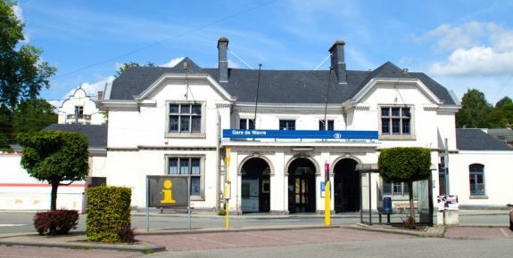 gare de wavre ciel bleu